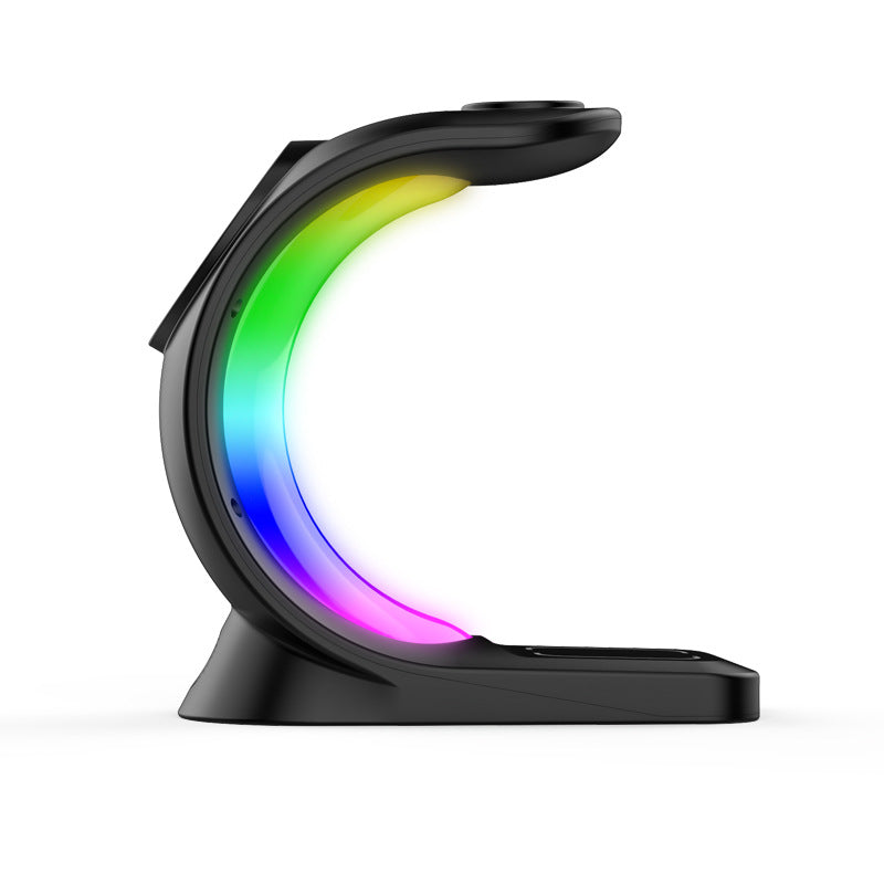 Magnetic Wireless Charging Dock with RGB light — iPhone, AirPods Pro, Watch