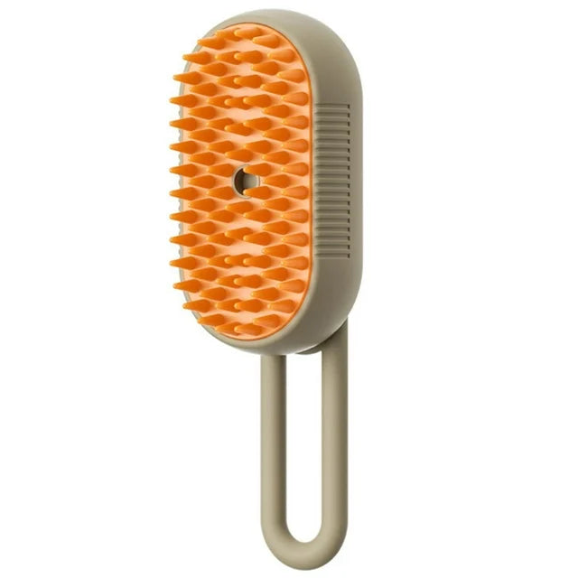 Steam Pet Brush 3-in-1 — Electric Steam Spray & Grooming Comb for Cats & Dogs