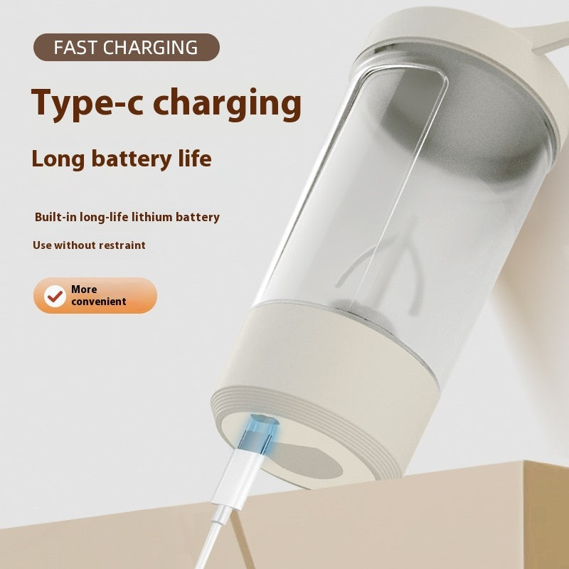 Electric Protein Mixer 400ml / 14oz — Rechargeable Shake Bottle (1200mAh)