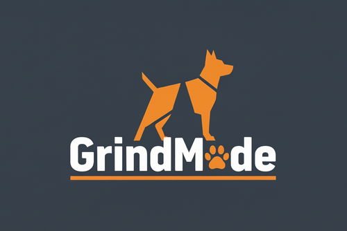 store name is GrindMode and selling product is pets car seat belt. remove text from bottom
